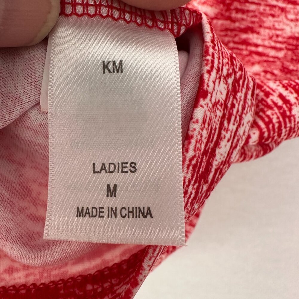 BADGER SPORT WOMEN'S 1/4 ZIP LIGHTWEIGHT PULLOVER IN HEATHERED RED COLOR SIZE M - Picture 10 of 11